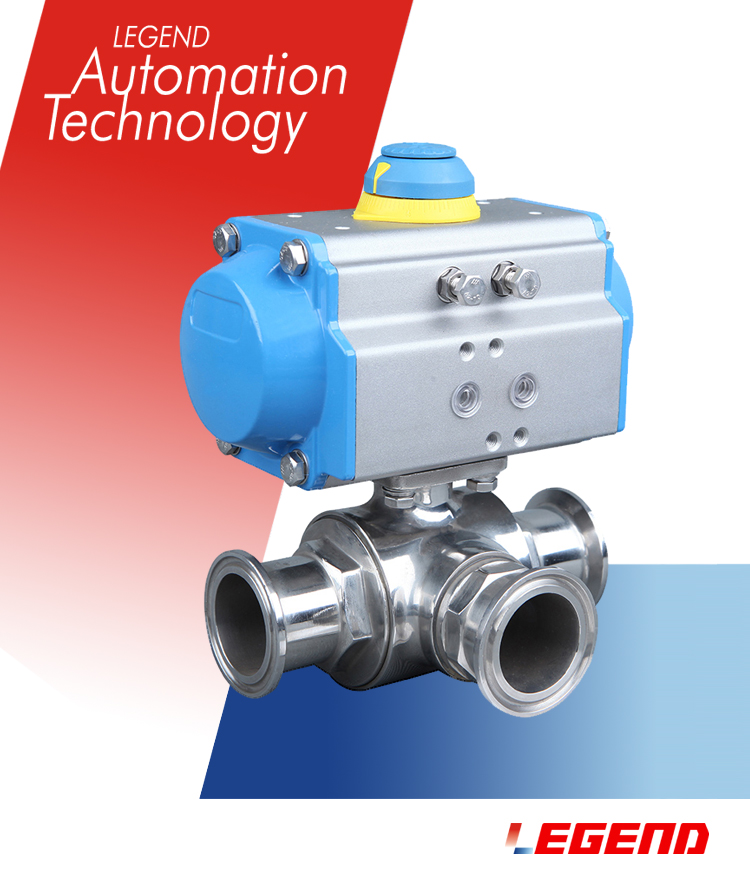 衛(wèi)生級(jí)氣動(dòng)三通球閥